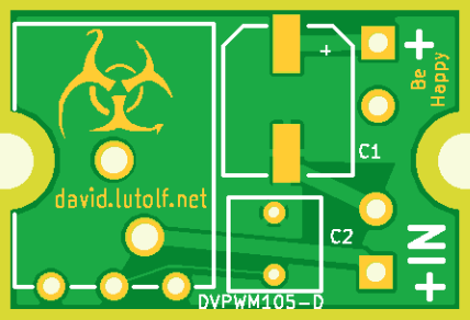 PCB top view