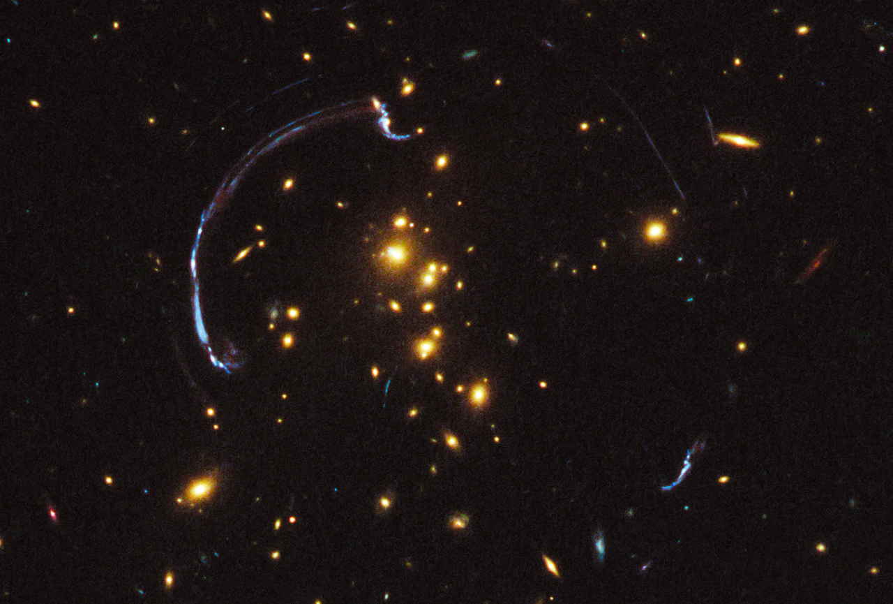 Gravitational lensing effect